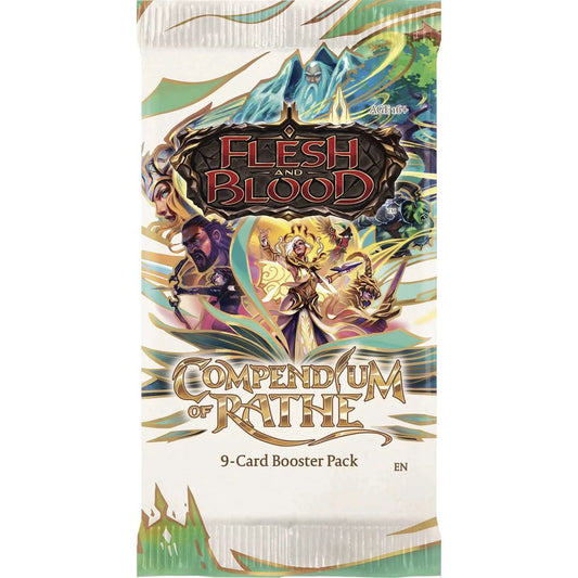 Flesh And Blood TCG: Compendium of Rathe - Booster Pack-Tabletop Gaming