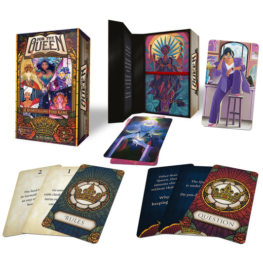 For The Queen Card Game Contents - Tabletop Gaming