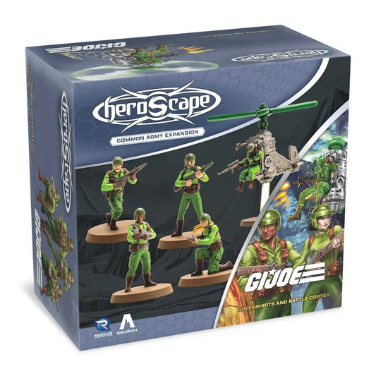 G.I. JOE Heroscape: Greenshirts and Battle Copter Army Expansion-Tabletop Gaming