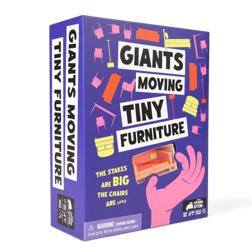 Giants Moving Tiny Furniture- TableTop Gaming