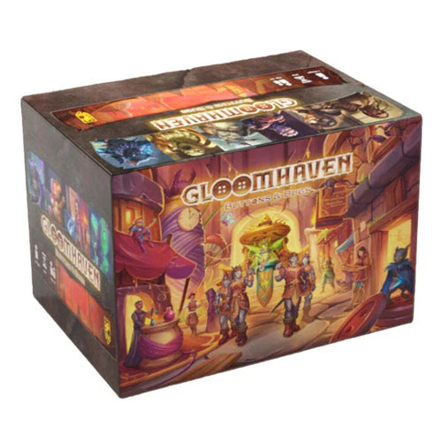 Gloomhaven Buttons And Bugs Board Game Front - Tabletop Gaming