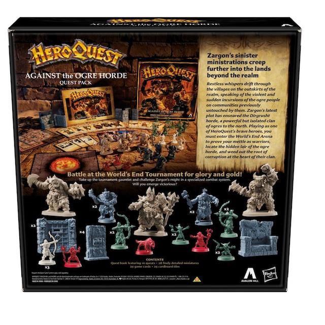 HeroQuest:Orge Horde Quest Pack- Table Top Gaming 
