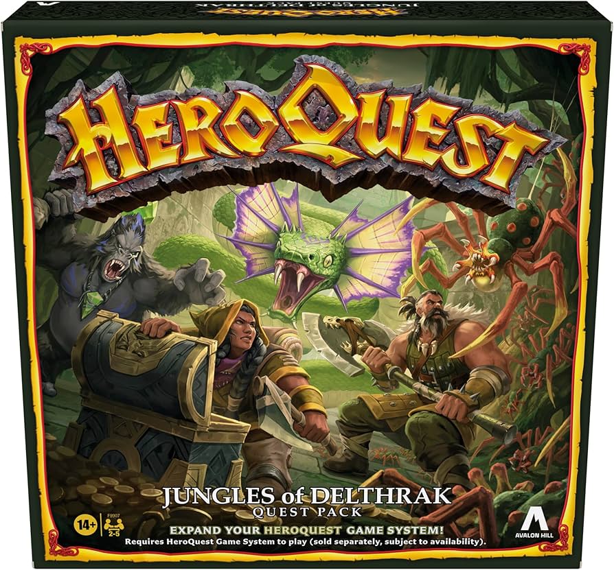 Hero Quest- Jungles Of Delthrak- Table Top Gaming