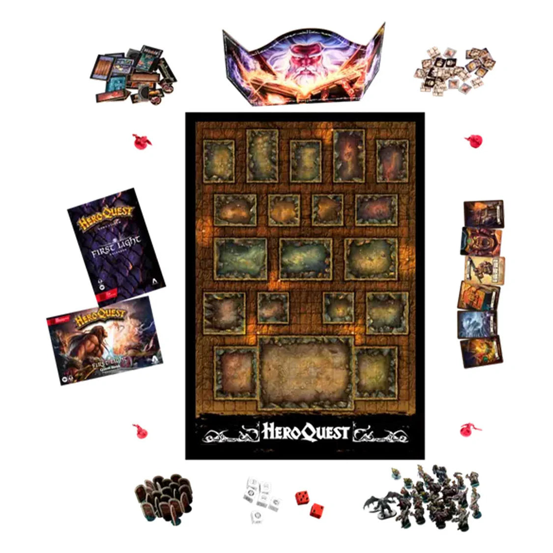 HeroQuest;First Light- TableTop Gaming 