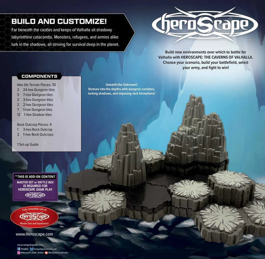 Heroscape: The Caverns of Valhalla Terrain Expansion-Tabletop Gaming