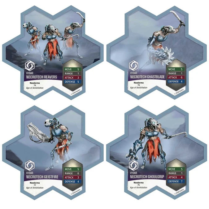 Heroscape: Upgraded Necrotech Reavers Army Expansion-Tabletop Gaming