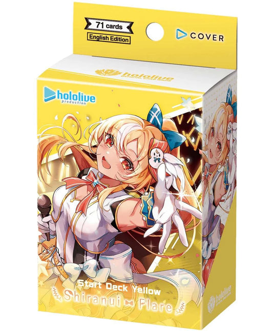 Hololive Official Card Game: Start Deck Yellow- Shiranui Flare (6)-Tabletop Gaming