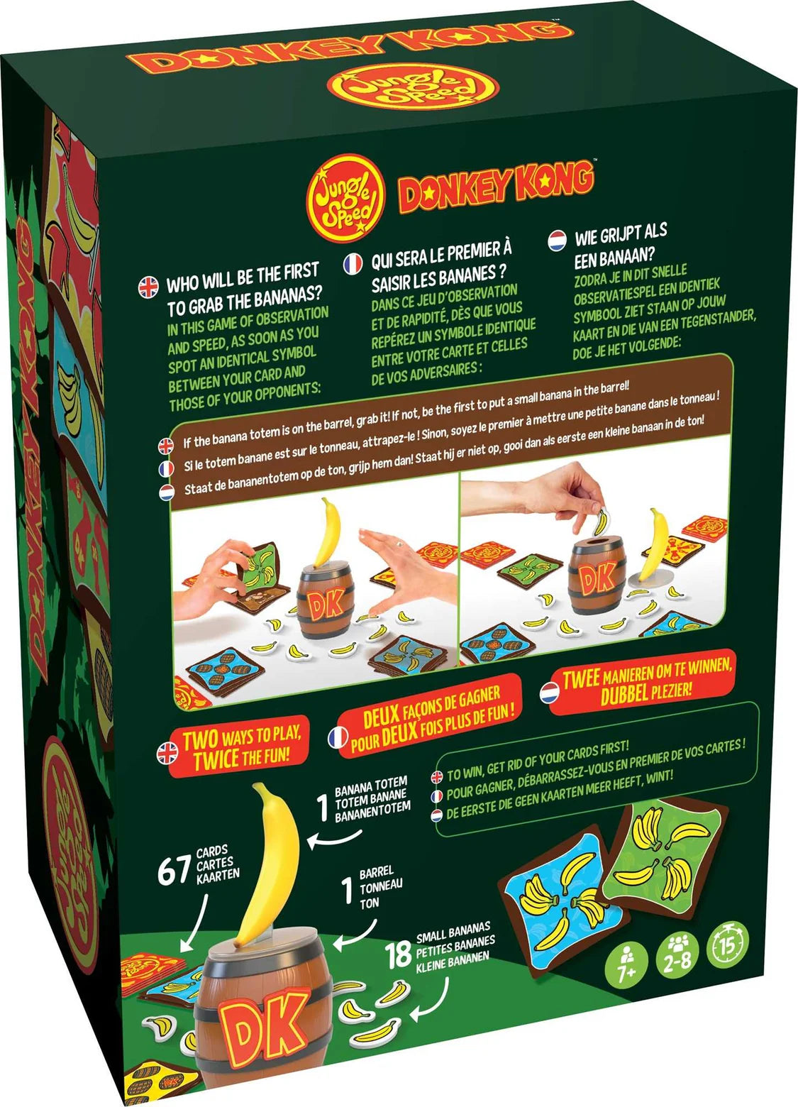 Jungle Speed Donkey Kong (Eco Pack) Card Game 2 - Tabletop Gaming