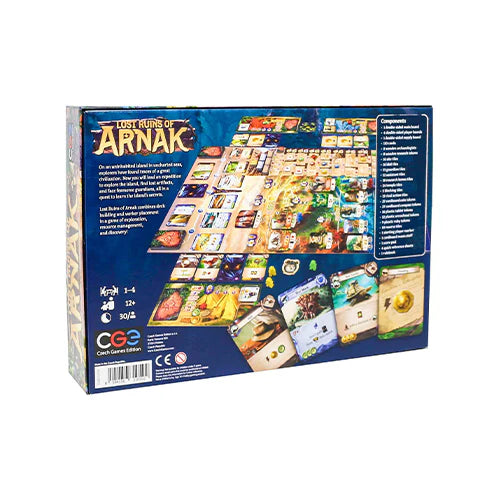 Lost Ruins of Arnak Card Game Back - Tabletop Gaming Online