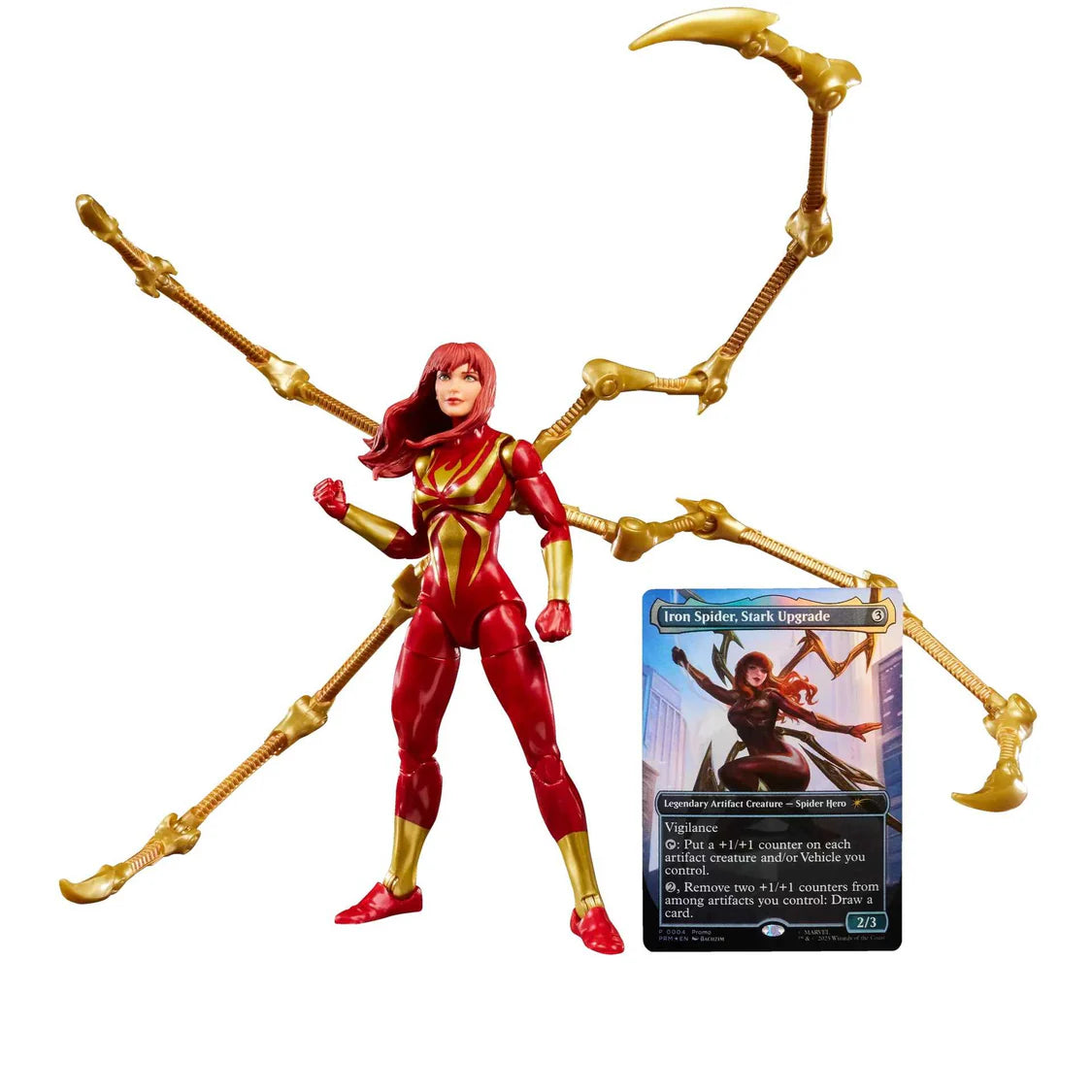 Magic the Gathering Spiderman Legends Mary Jane Watson (Iron Spider)-Tabletop Gaming
