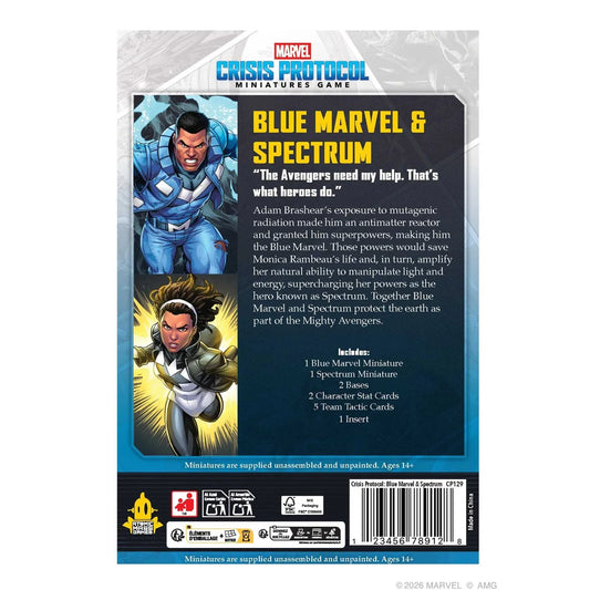 Marvel: Crisis Protocol - Blue Marvel & Spectrum-Tabletop Gaming