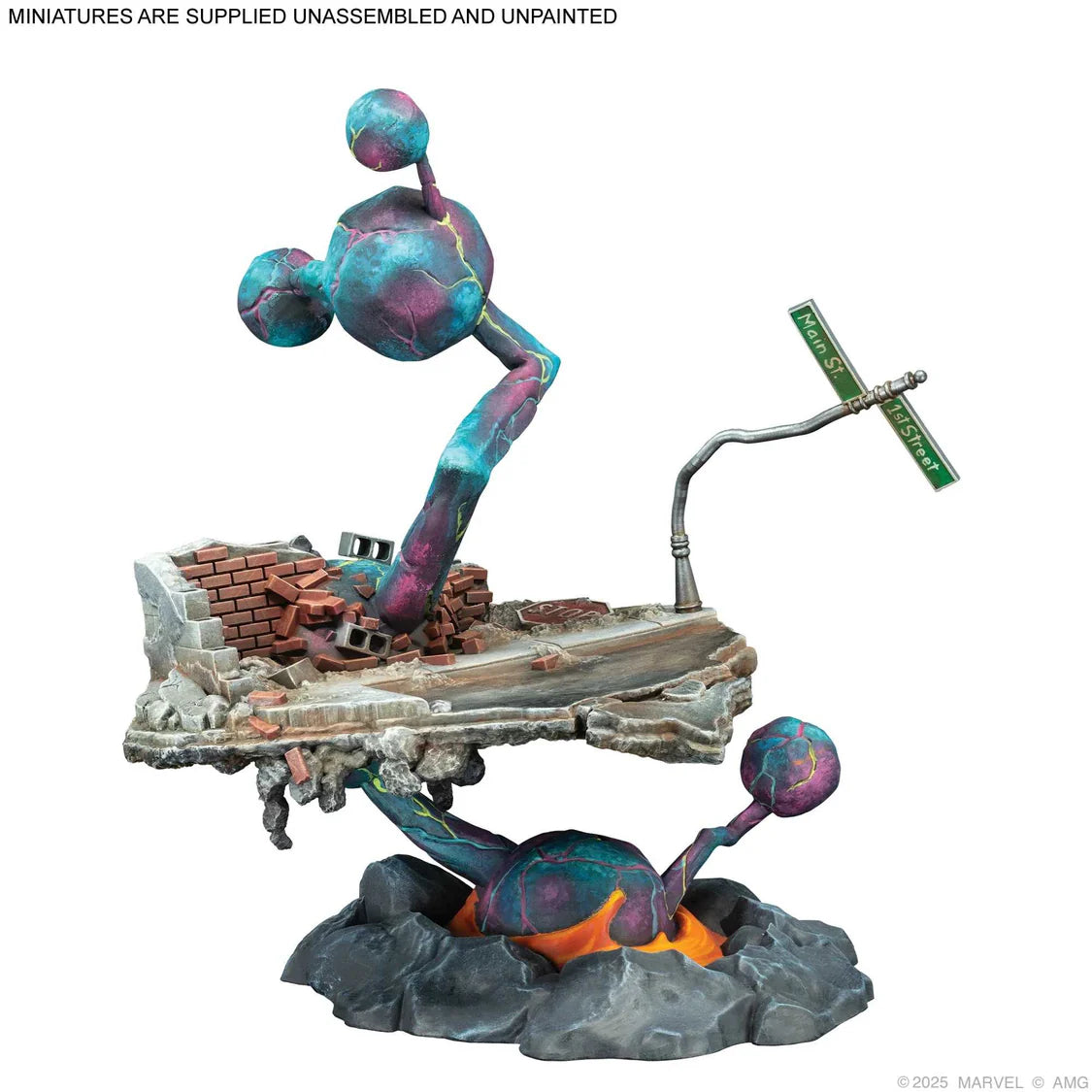 Marvel: Crisis Protocol - Dark Dimension Incursion Terrain Pack- Tabletop Gaming