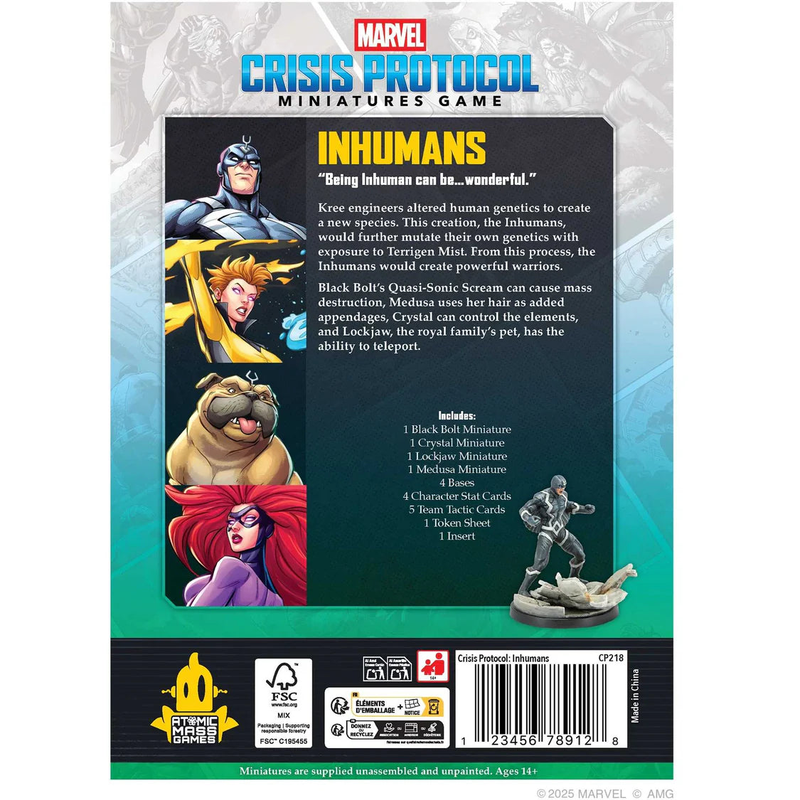 Marvel: Crisis Protocol - Inhumans Affiliation Pack- Table Top Gaming