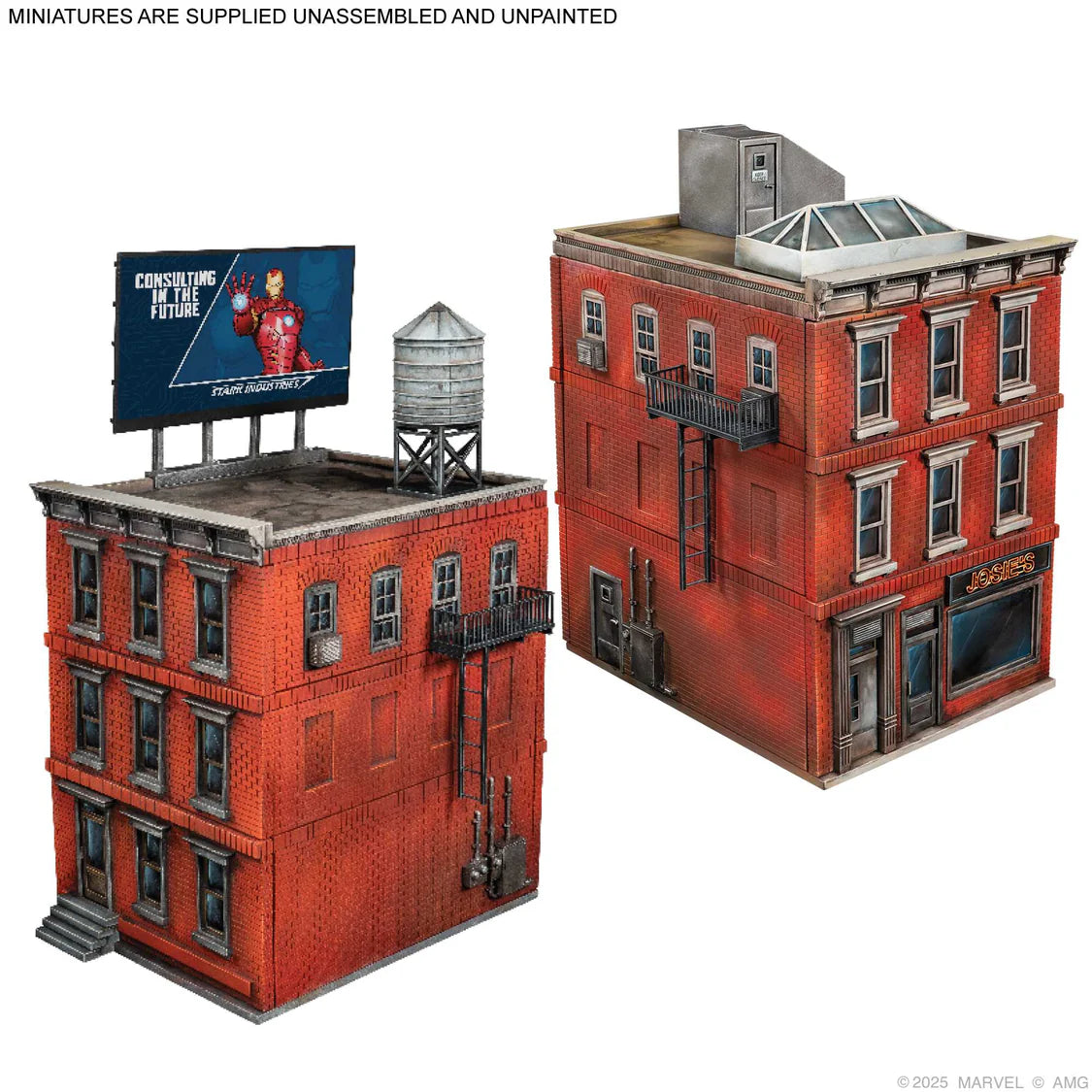 Marvel: Crisis Protocol - NYC City Block Terrain Collection- Table Top Gaming 