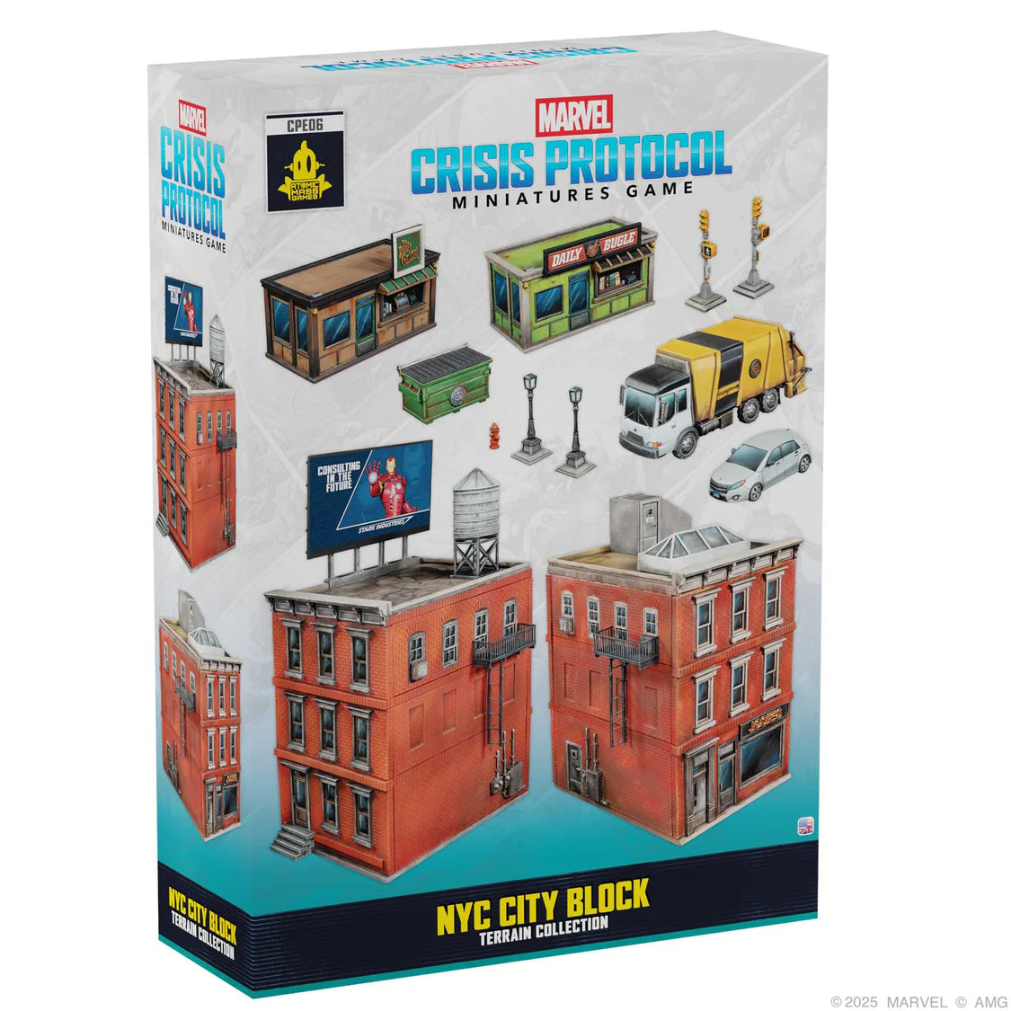 Marvel: Crisis Protocol - NYC City Block Terrain Collection- Table Top Gaming 