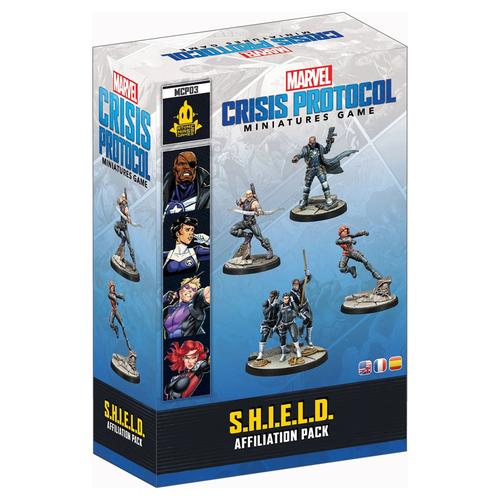 Marvel: Crisis Protocol - S.H.I.E.L.D Affiliation Pack-Table Top Gaming