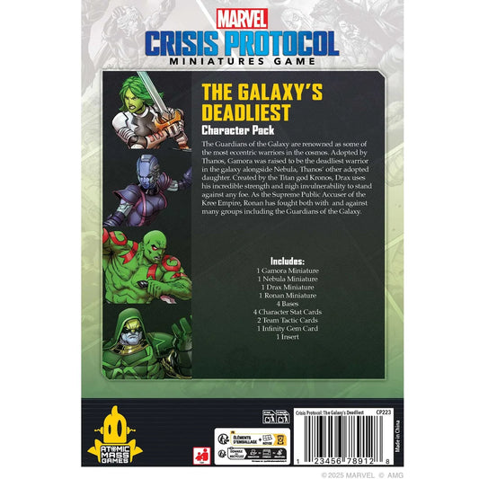 Marvel Crisis Protocol: Galaxy's Deadliest Affiliation Pack-Tabletop Gaming