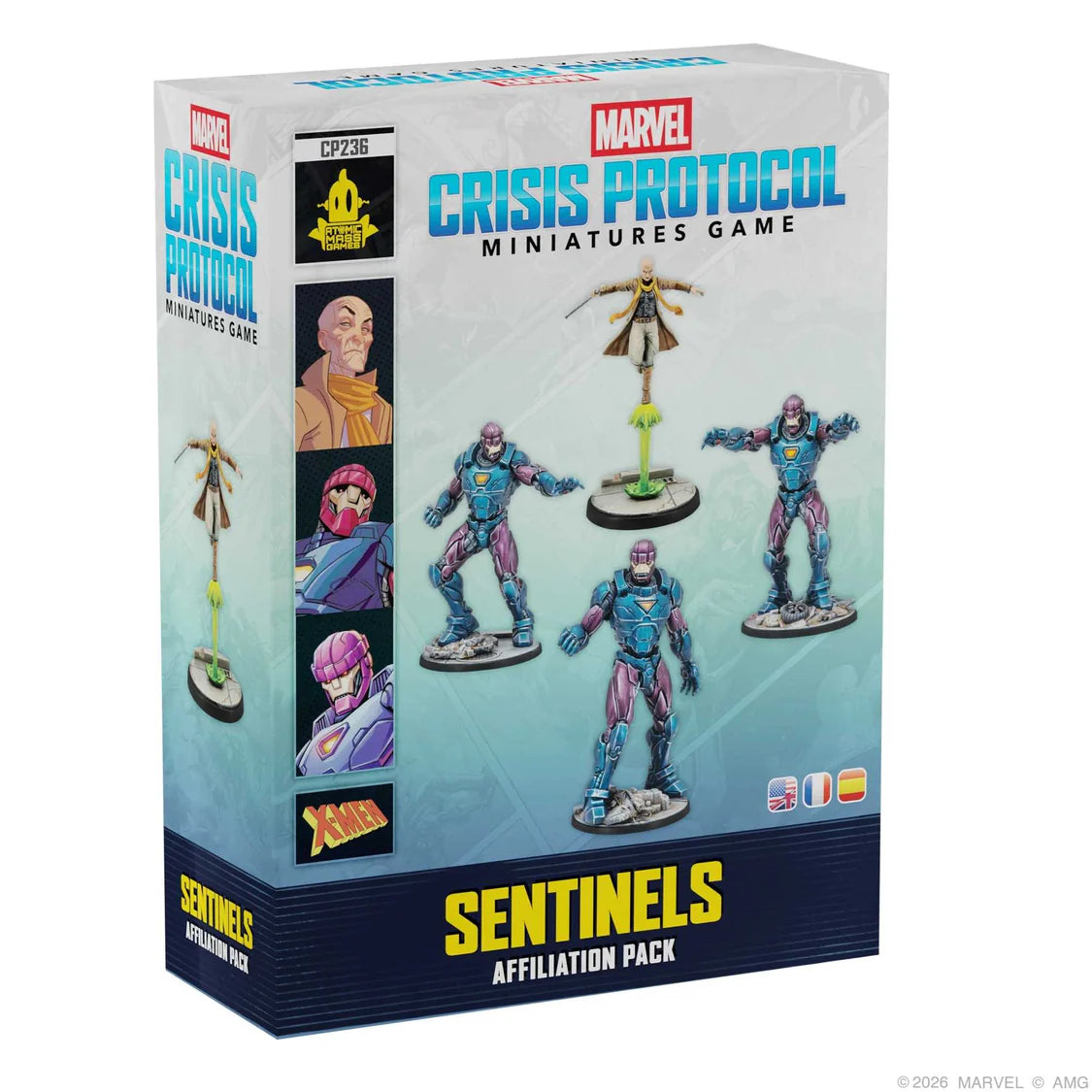 Marvel Crisis: Protocol X-Men Sentinels Affiliation Pack-Table Top Gaming