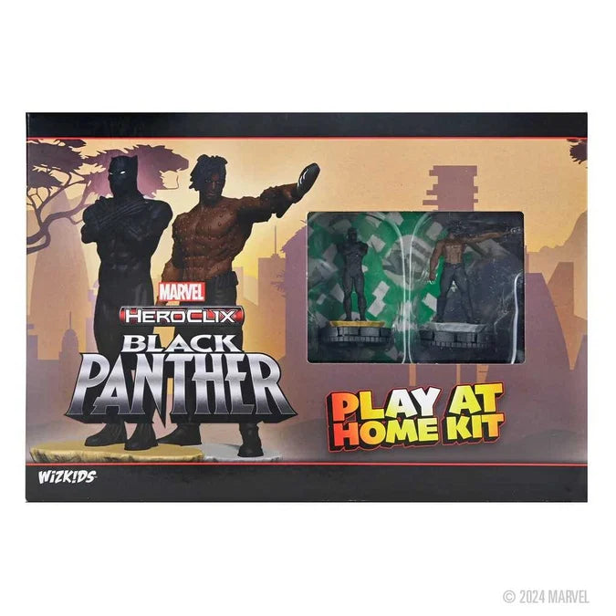 Marvel HeroClix: Black Panther Play at Home Kit (T'Challa vs Killmonger) - Tabletop Gaming
