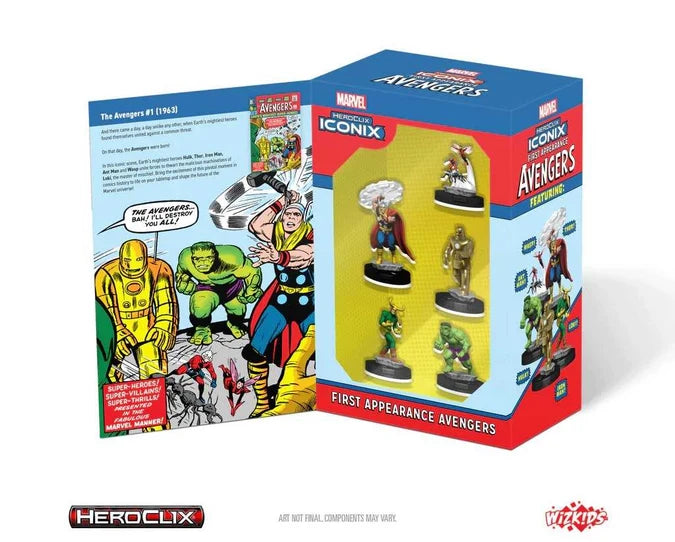 Marvel HeroClix Iconix: First Appearance Avengers 2 - Tabletop Gaming
