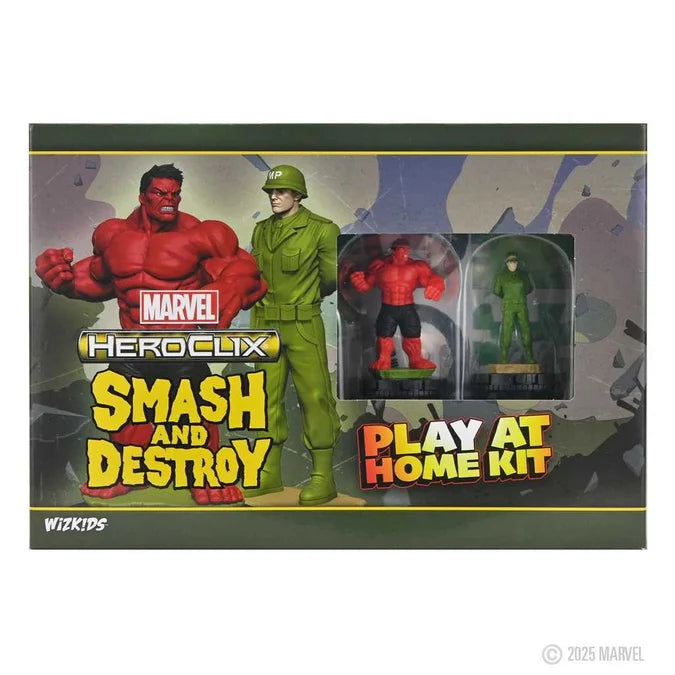 Marvel HeroClix: Smash and Destroy Play at Home Kit - Tabletop Gaming