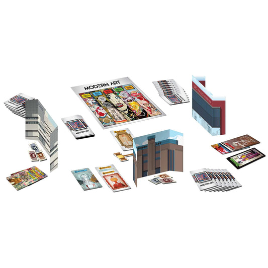 Modern Art Card Game Contents - Tabletop Gaming