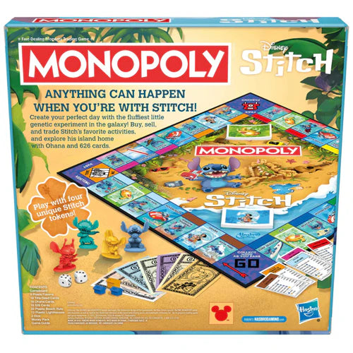 Monopoly Disney Stitch Edition-Tabletop Gaming