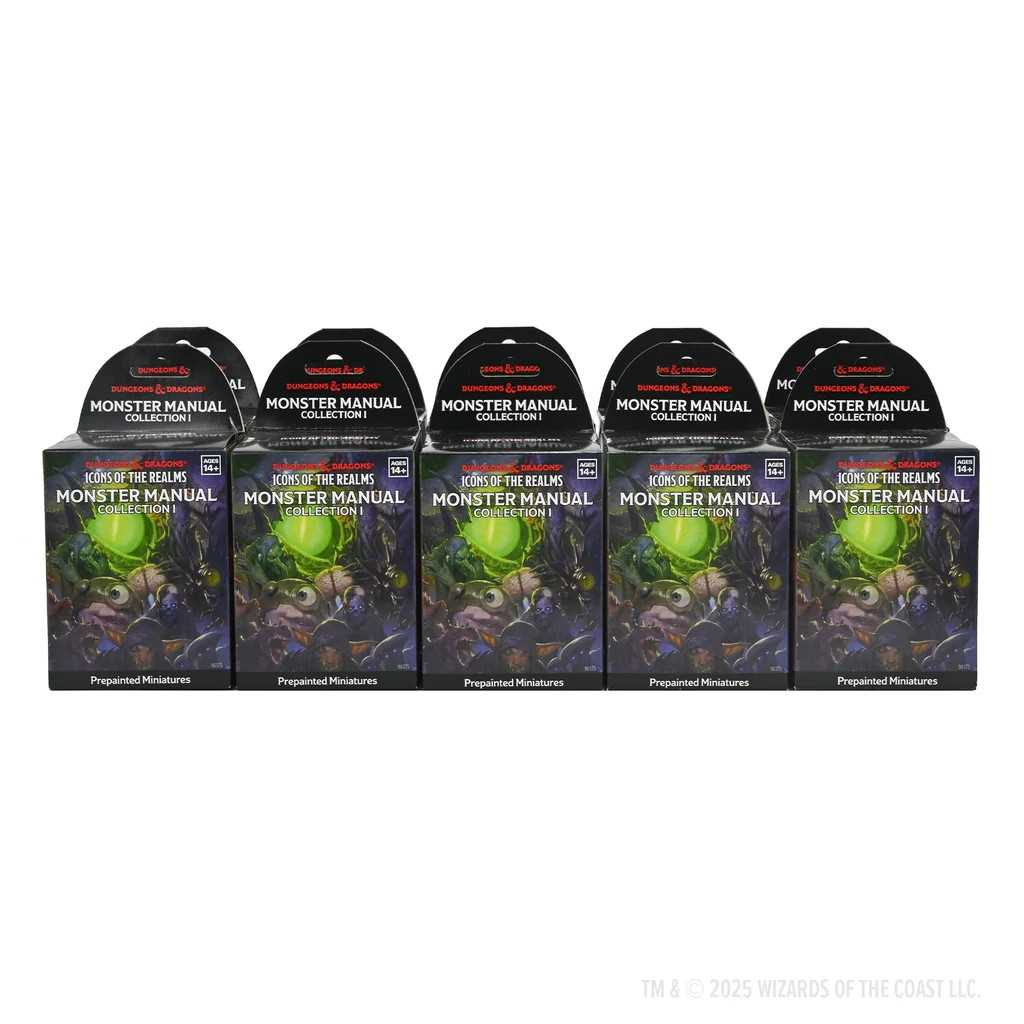 Monster Manual Collection 1 - 10 ct. Booster Brick: D&D Icons of the Realms - Tabletop Gaming