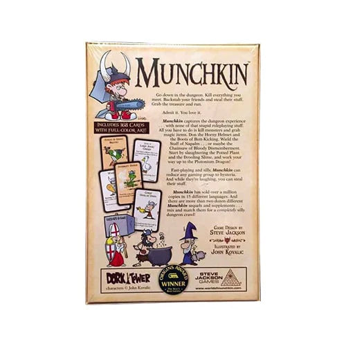 Munchkin Card Game Back - Tabletop Gaming