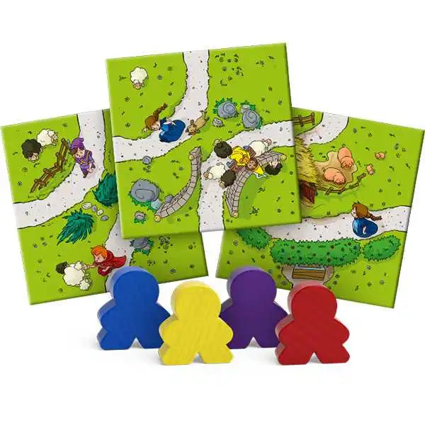 My First Carcassonne Board Game Contents - Tabletop Gaming
