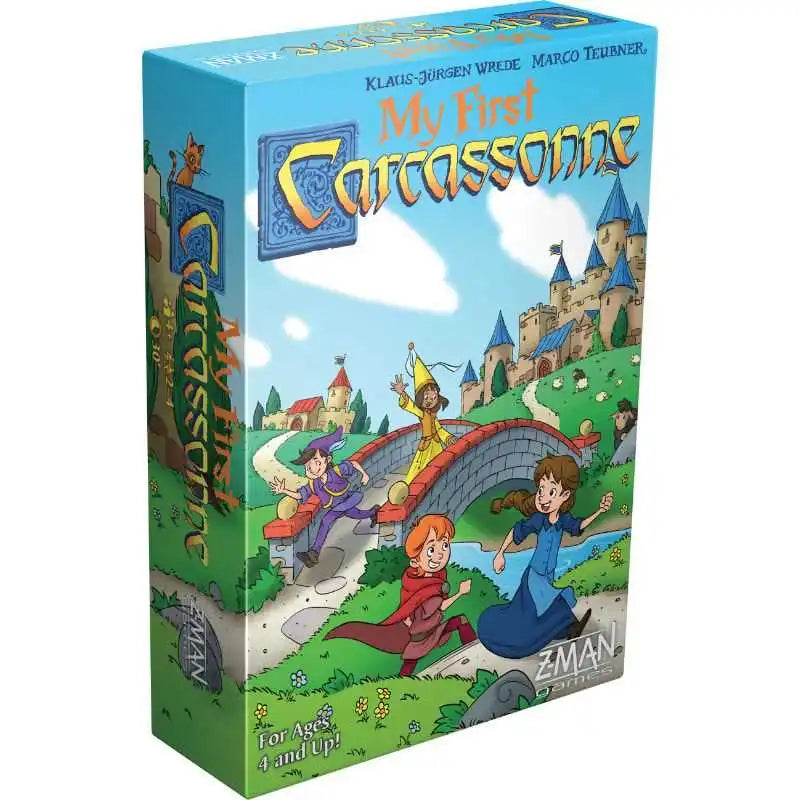 My First Carcassonne Board Game Front - Tabletop Gaming