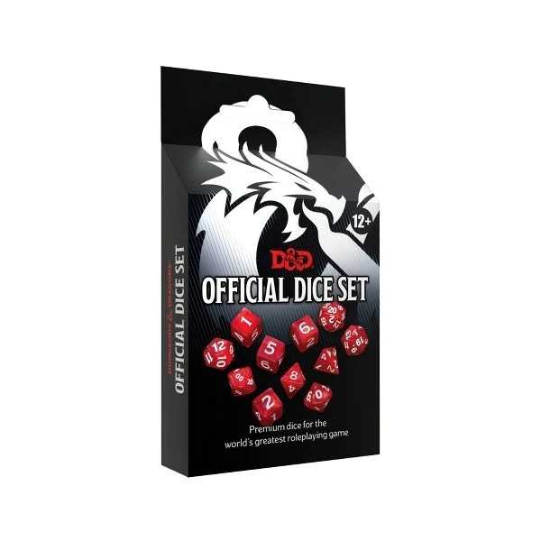 Offical Dice Set: Dungeons & Dragons - Tabletop Gaming
