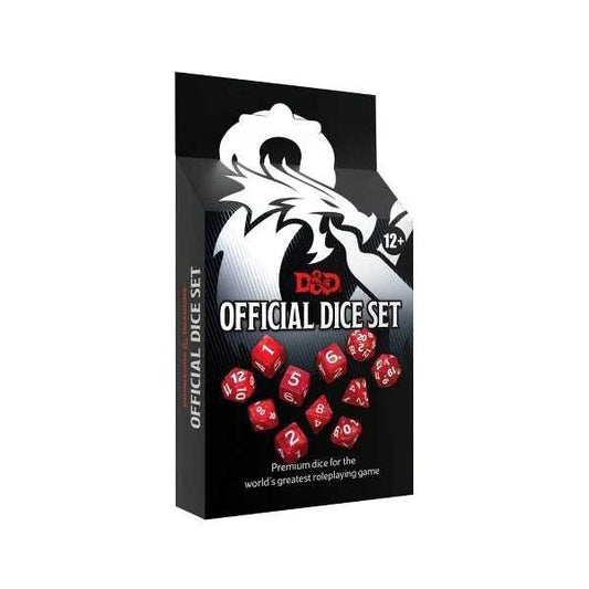 Offical Dice Set: Dungeons & Dragons - Tabletop Gaming