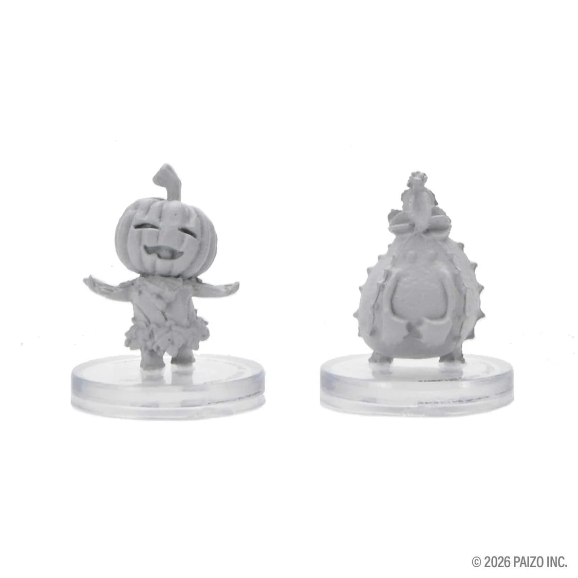 Pathfinder Battles Deep Cuts Unpainted Miniatures: Gourd Leshy and Cactus Leshy 2 - Tabletop Gaming
