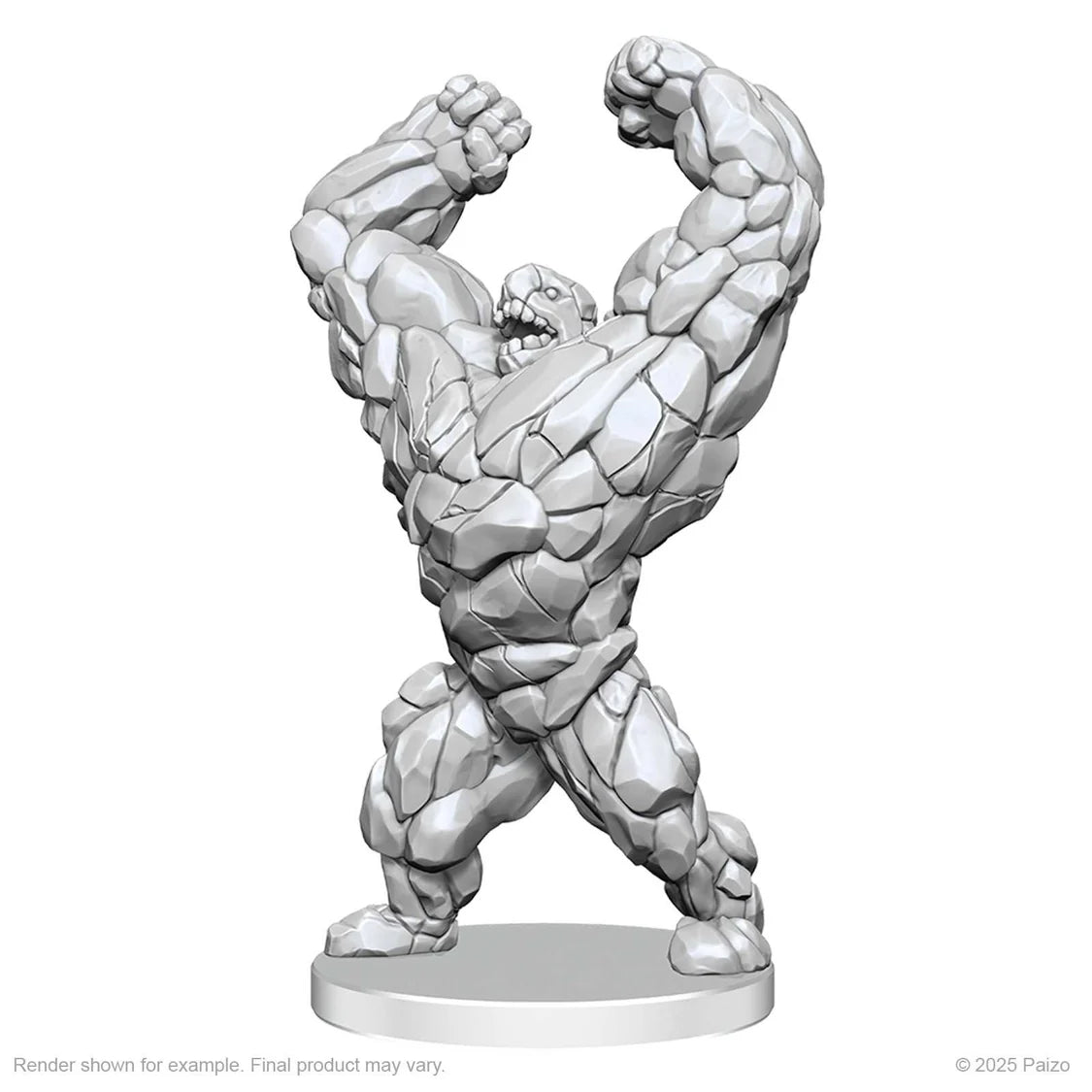 Pathfinder Battles Deep Cuts Unpainted Miniatures: Living Landslide & Living Wildfire - Tabletop Gaming