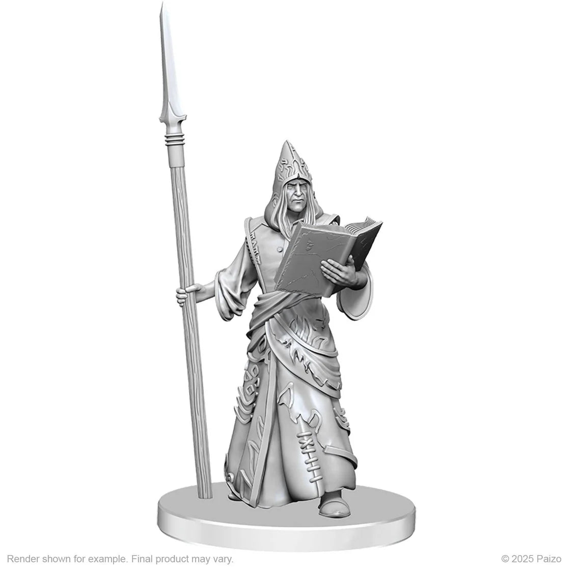 Pathfinder Battles Deep Cuts Unpainted Miniatures: Vloriak (Despoiler Demon) & Demonologist 2 - Tabletop Gaming