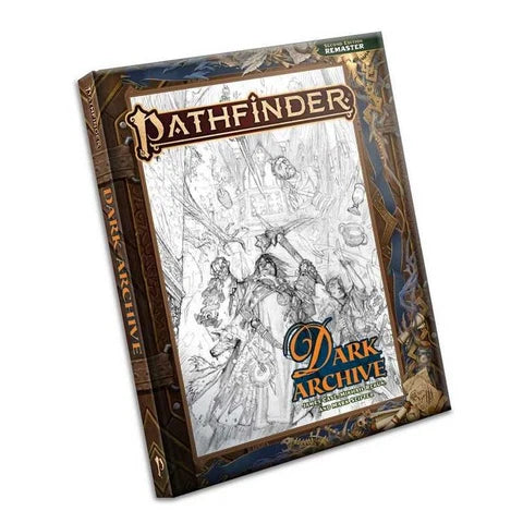 Pathfinder Dark Archive (Remastered) Sketch Cover-Tabletop Gaming