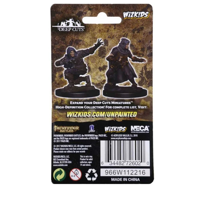 Pathfinder Deep Cuts Unpainted: Human Male Rogue 2 - Tabletop Gaming