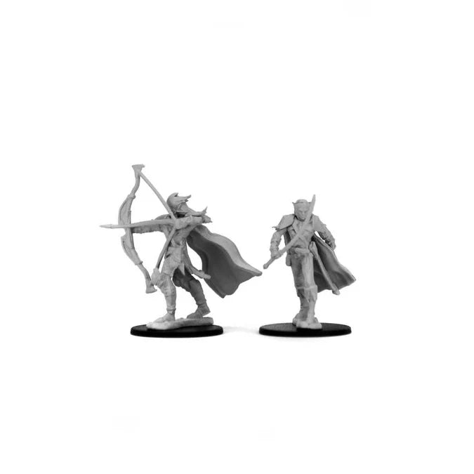 Pathfinder Deep Cuts Unpainted Miniatures: Elf Male Fighter 3 - Tabletop Gaming
