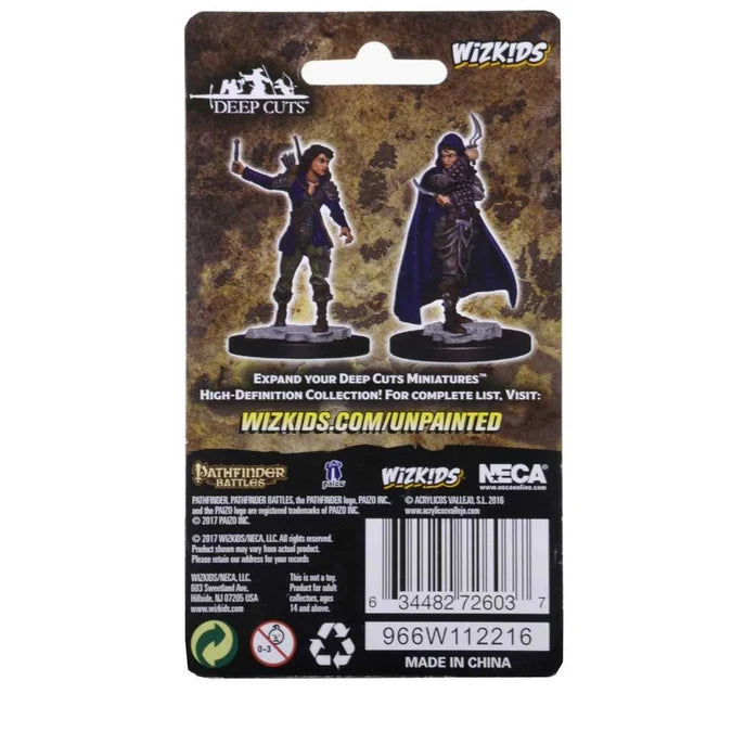 Pathfinder Deep Cuts Unpainted Miniatures: Human Female Rogue 2 - Tabletop Gaming