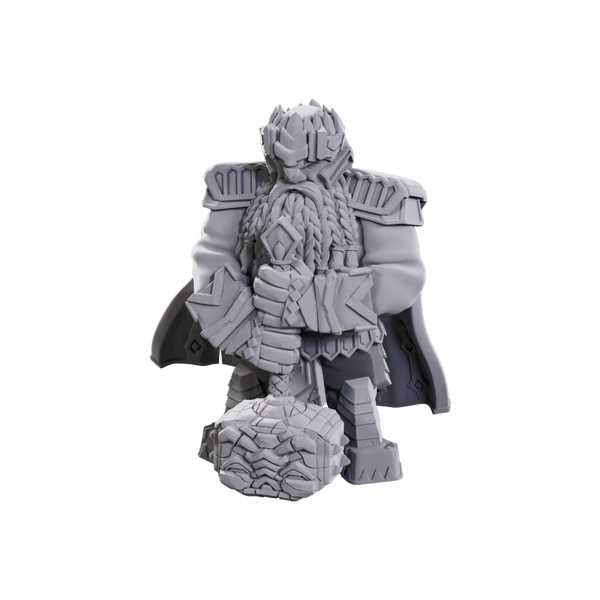 Pathfinder Deep Cuts Unpainted Miniatures: Male Dwarf Champion High-Level - Tabletop Gaming