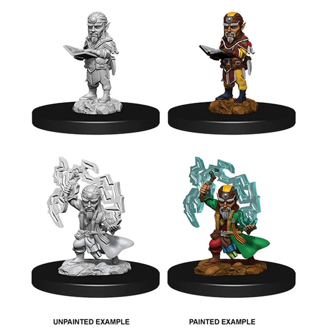 Pathfinder Deep Cuts Unpainted Miniatures: Male Gnome Sorcerer - Tabletop Gaming