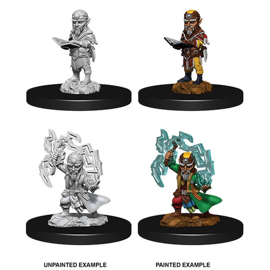 Pathfinder Deep Cuts Unpainted Miniatures: Male Gnome Sorcerer - Tabletop Gaming