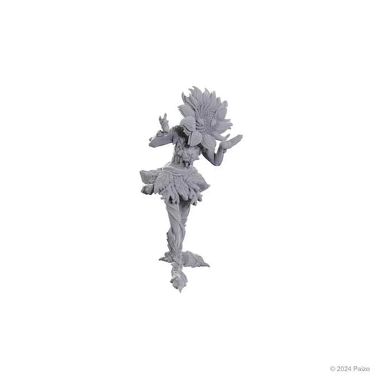 Pathfinder Deep Cuts Unpainted Miniatures: Sunflower Leshy and Fruit Leshy - Tabletop Gaming