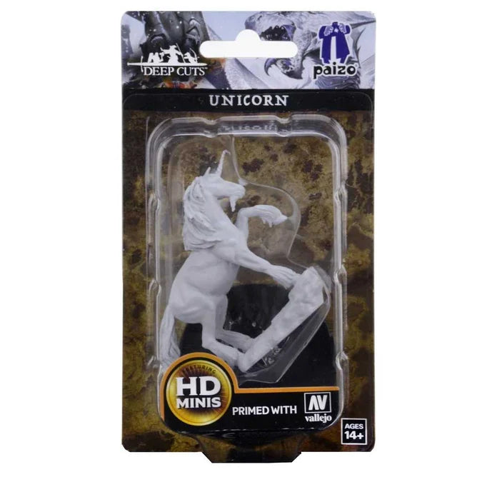 Pathfinder Deep Cuts Unpainted Miniatures: Unicorn - Tabletop Gaming