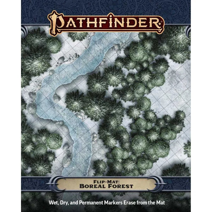 Pathfinder Flip-Mat: Boreal Forest-Tabletop Gaming