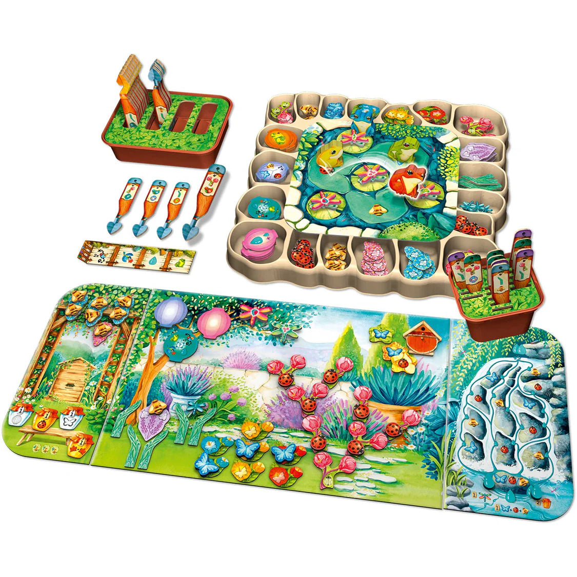 Pergola Board Game Contents - Tabletop Gaming