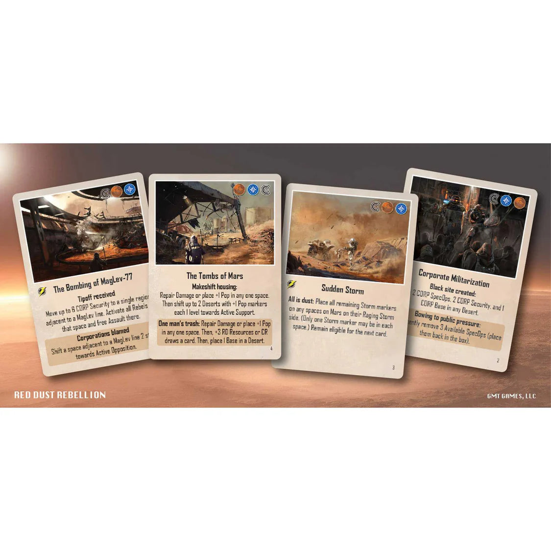 Red Dust Rebellion- Tabletop Gaming