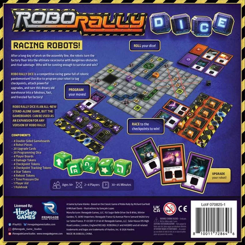 Robo Rally Dice-Tabletop Gaming