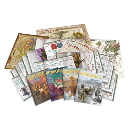 Runequest Starter Set Contents - Tabletop Gaming